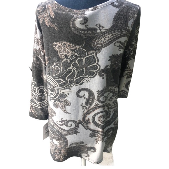 NWT Ciara Sun Woo Boat Neck Tunic - Picture 3 of 6